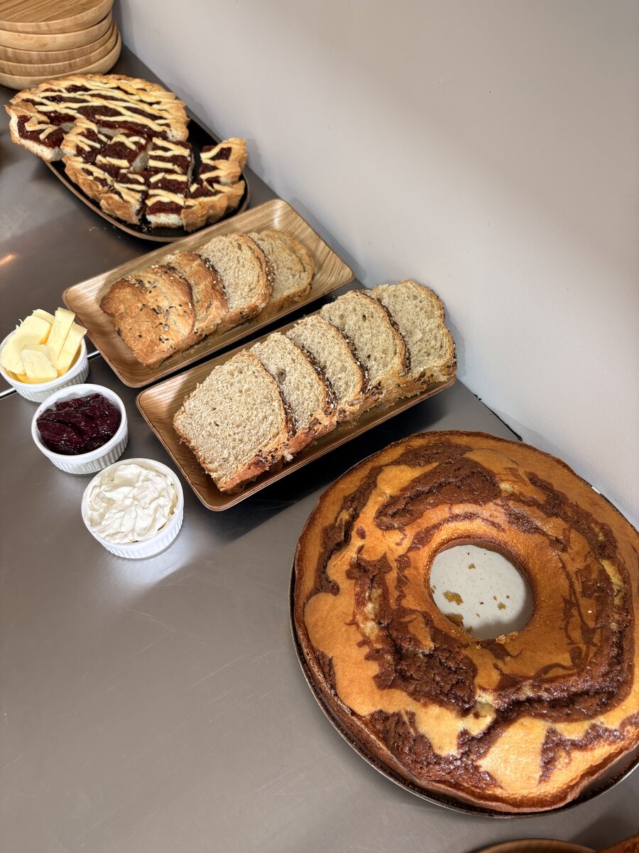 Panadería artesanal y budín casero del hotel
